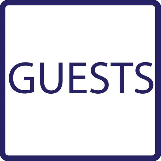 Building sticker pictograms "Guests" 5-30 cm LH-PIKTO4310-44
