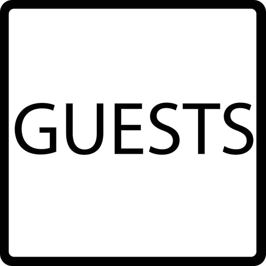 Building sticker pictograms "Guests" 5-30 cm LH-PIKTO4310-88
