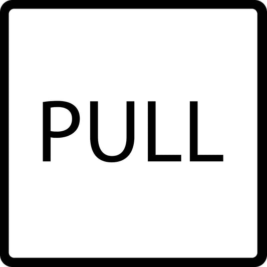 Building sticker pictograms "Pull" 5-30 cm LH-PIKTO4320-88