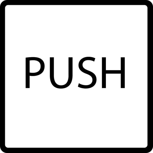 Building sticker pictograms "Push" 5-30 cm LH-PIKTO4330-88
