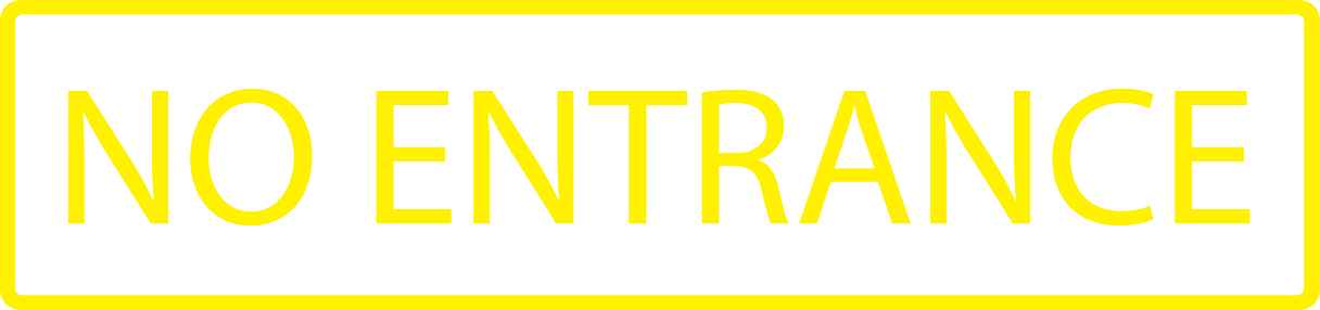 Building sticker pictograms "No entrance" 5-30 cm LH-PIKTO4380-3