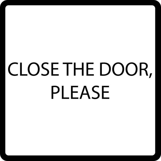 Building sticker pictograms "Close the door, please" 5-30 cm LH-PIKTO4390-88