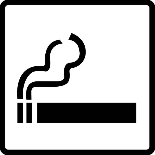 Building sticker pictograms "Smoking area" 5-30 cm LH-PIKTO4400-88