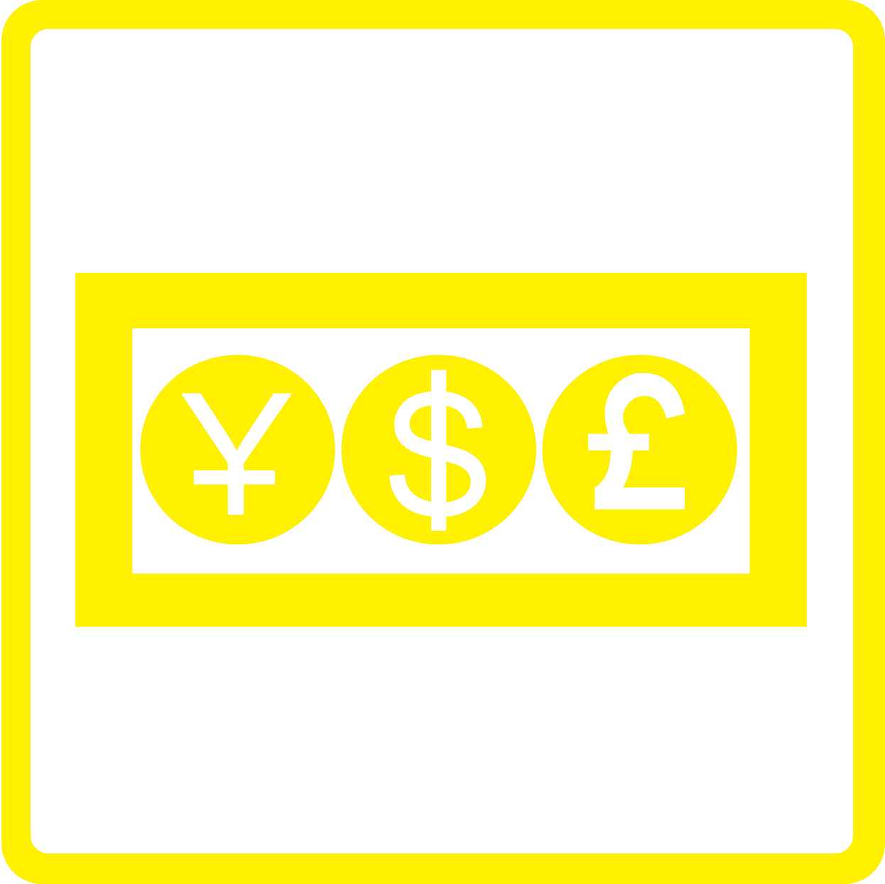 Building sticker pictograms "Currency exchange" 5-30 cm LH-PIKTO4800-3
