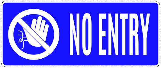 No entry sticker "No entry" LH-SI5070-44
