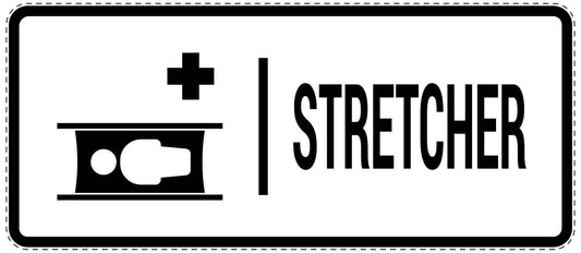 Emergency sticker "Stretcher" 10-40 cm LH-SIE-3000-0