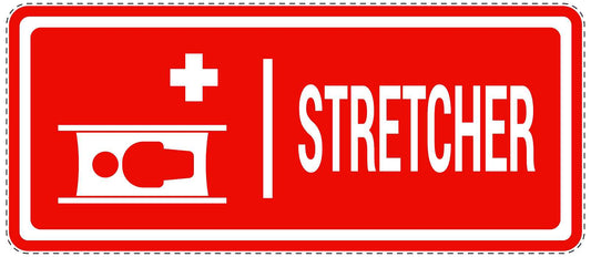 Emergency sticker "Stretcher" 10-40 cm LH-SIE-3000-14