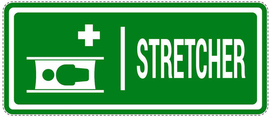 Emergency sticker "Stretcher" 10-40 cm LH-SIE-3000-54