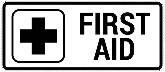 Emergency sticker "First aid" 10-40 cm LH-SIE-3040-0