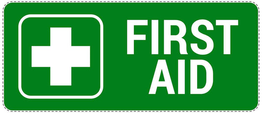 Emergency sticker "First aid" 10-40 cm LH-SIE-3040-54