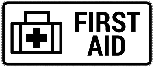 Emergency sticker "First aid" 10-40 cm LH-SIE-3050-0