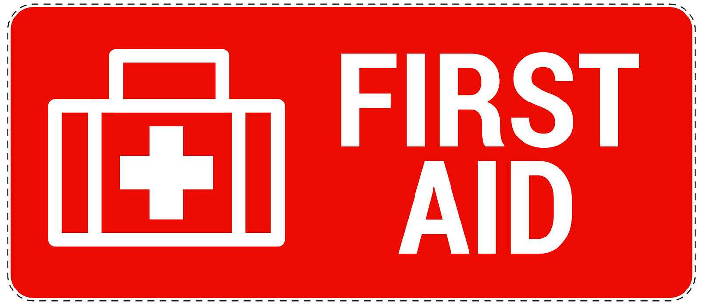 Emergency sticker "First aid" 10-40 cm LH-SIE-3050-14