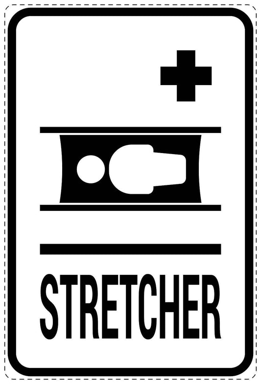 Emergency sticker "Stretcher" 10-40 cm LH-SIE-4000-0