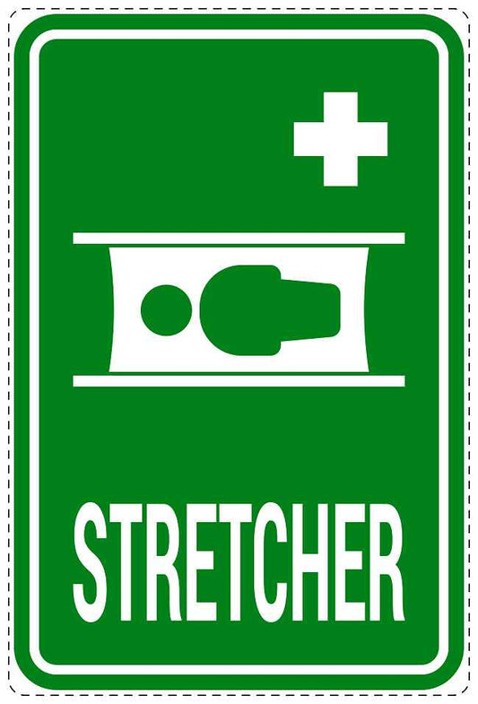 Emergency sticker "Stretcher" 10-40 cm LH-SIE-4000-54