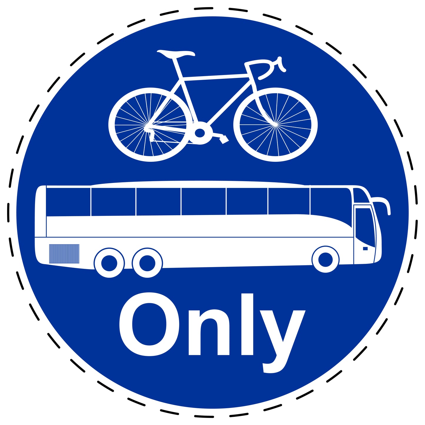 Mandatory stickers "Only 1" made of PVC plastic, LH-SIM1170