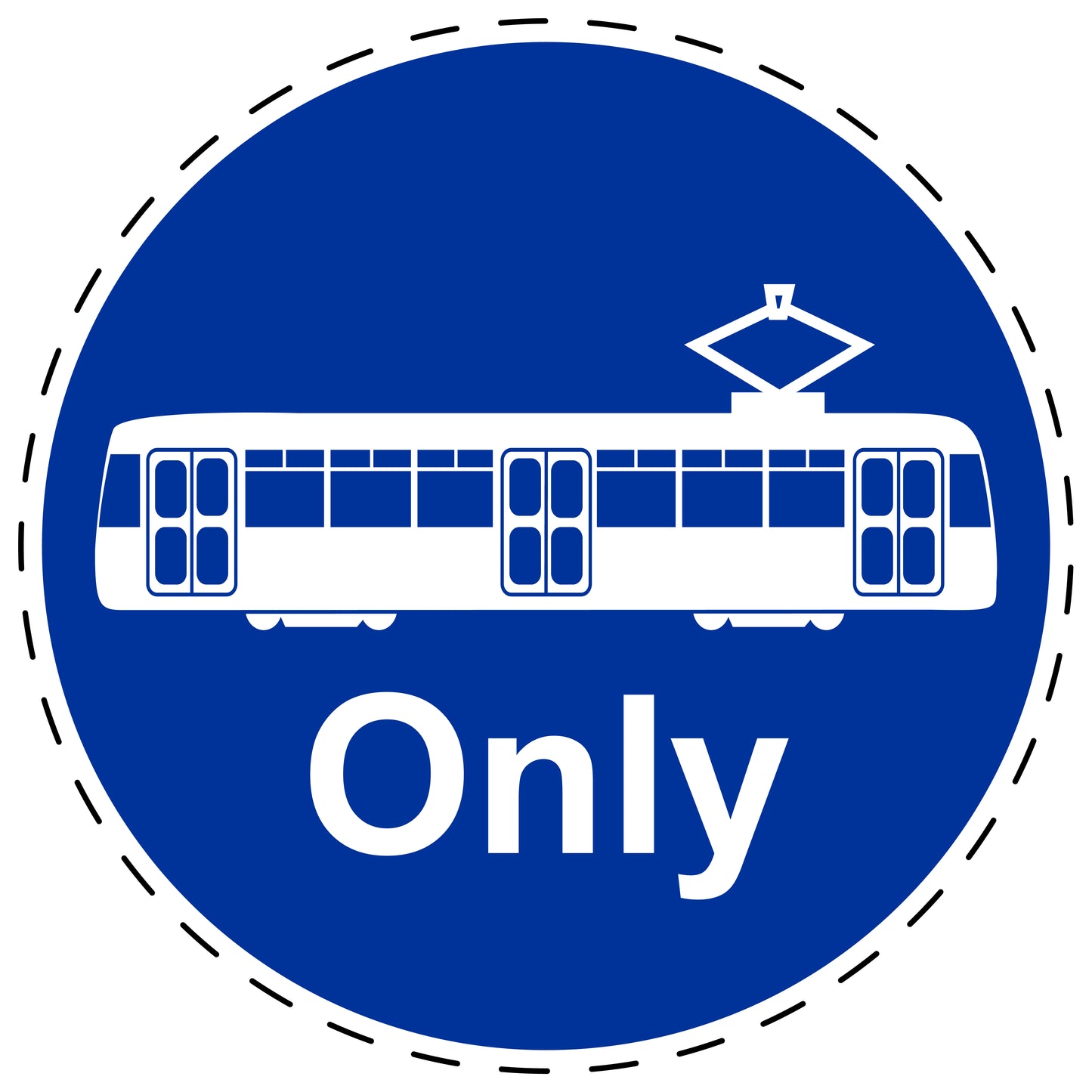 Mandatory stickers "Only 2" made of PVC plastic, LH-SIM1180