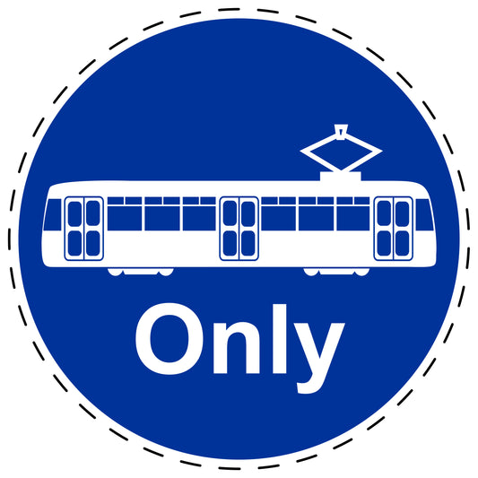 Mandatory stickers "Only 2" made of PVC plastic, LH-SIM1180