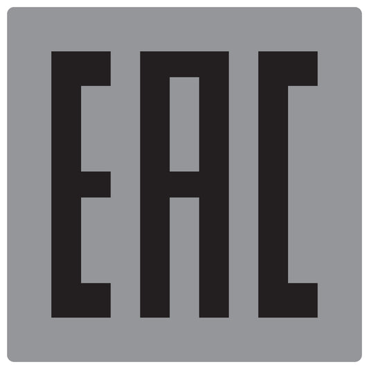 100x electrical appliances License plate "EAC" Eurasian conformity LH-EAC-PE-1010-SIM