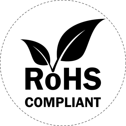 1000 labels RoHS 10-50mm  LO-ROHS-10800 Waterproof