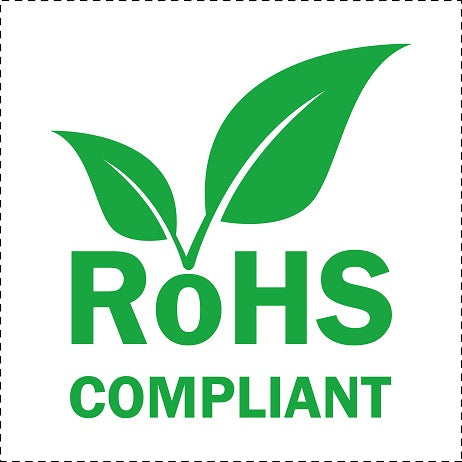 1000 labels RoHS 10-50mm LO-ROHS-20800  Waterproof