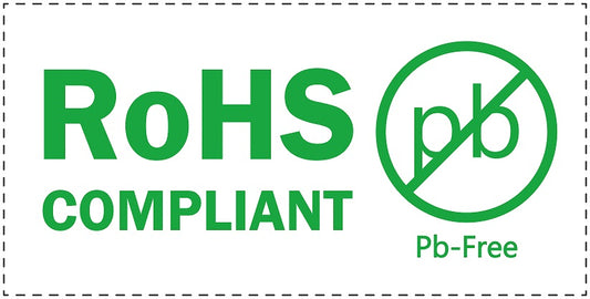 100x electrical appliances Rohs license plate LH-ROHS-21200