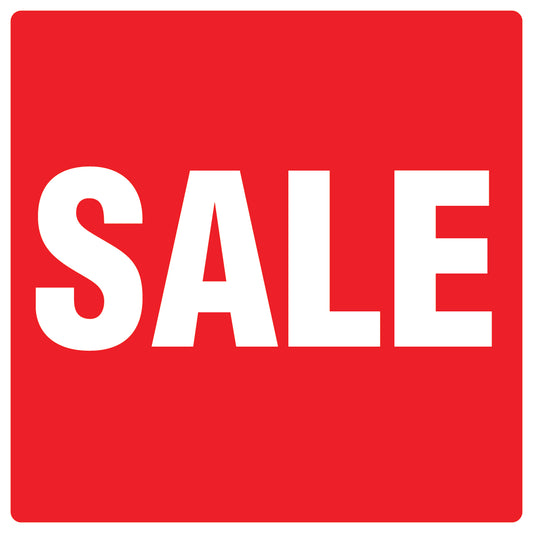 Promotional stickers square"Sale" 10-60 cm LH-SALE-1000-QU-10-14-0