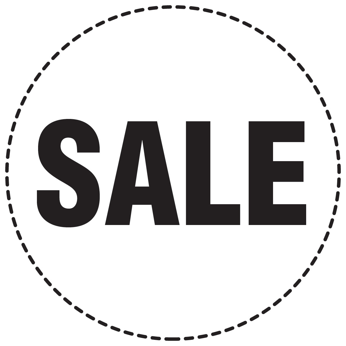 Promotional stickers round 2 "Sale" 10-60 cm LH-SALE-1000-RU-10-0-88