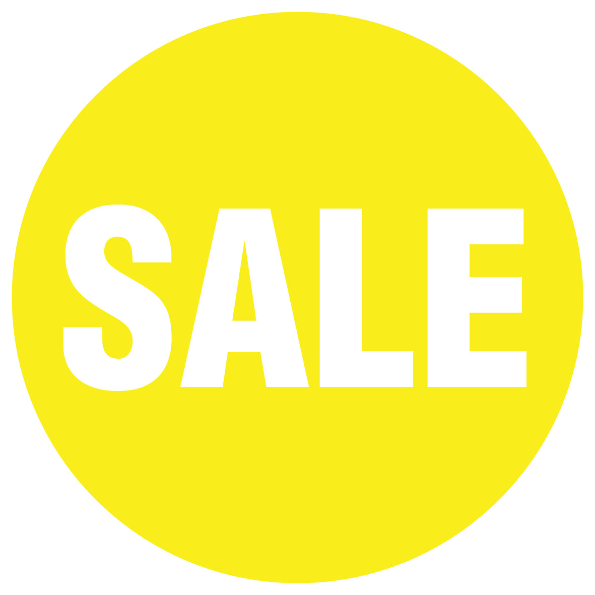 Promotional stickers round 2 "Sale" 10-60 cm LH-SALE-1000-RU-10-3-0