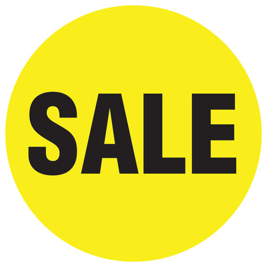 Promotional stickers round 2 "Sale" 10-60 cm LH-SALE-1000-RU-10-3-88