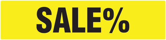 Promotional stickers rectangular "Sale%" 2-7 cm LH-SALE-3000-RE-50x12-3-88
