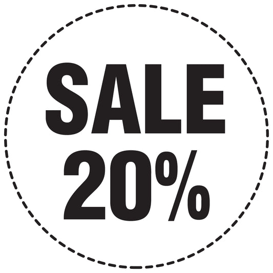 Promotional stickers round 2 "Sale" 10-60 cm LH-SALE-3020-RU-10-0-88