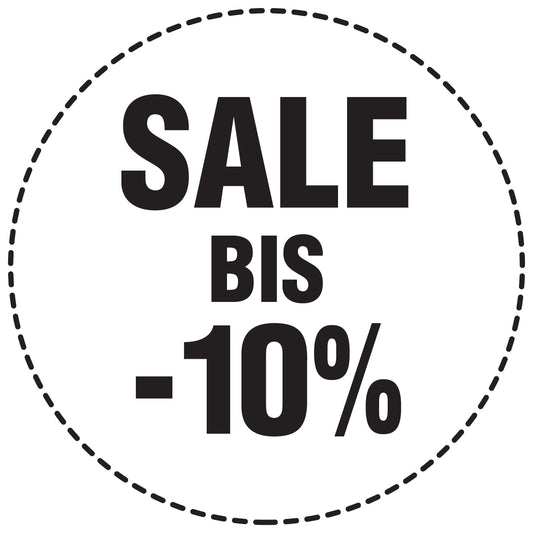 Promotional stickers round 2 "Sale bis -10%" 10-60 cm LH-SALE-4010-RU-10-0-88