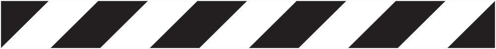 Sticker "Safety strips" 20-80 cm white made of PVC plastic LH-STRIPES-10000-100x10-88-0
