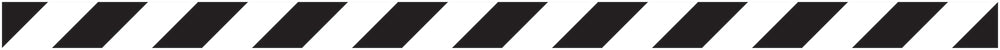 Sticker "Safety strips" 20-80 cm white made of PVC plastic LH-STRIPES-10000-100x5-88-0