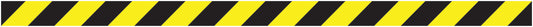 Sticker "Safety strips" 20-80 cm yellow made of PVC plastic LH-STRIPES-10000-100x5-88-803