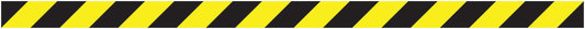 Sticker "Safety strips" 20-80 cm yellow made of PVC plastic LH-STRIPES-10000-100x5-88-803