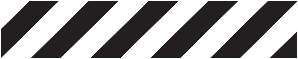 Sticker "Safety strips" 20-80 cm white made of PVC plastic LH-STRIPES-10000-50x10-88-0