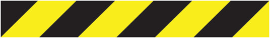 Sticker "Safety strips" 20-80 cm yellow of PVC plastic LH-STRIPES-10000-70x10-88-803