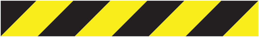 Sticker "Safety strips" 20-80 cm yellow of PVC plastic LH-STRIPES-10000-70x10-88-803