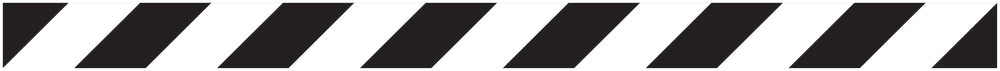 Sticker "Safety strips" 20-80 cm white made of PVC plastic LH-STRIPES-10000-70x5-88-0