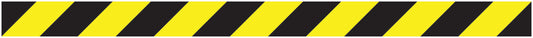 Sticker "Safety strips" 20-80 cm yellow made of PVC plastic LH-STRIPES-10000-70x5-88-803
