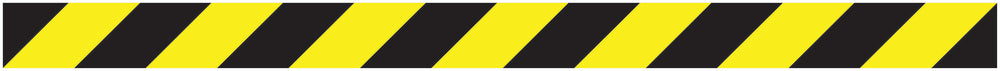 Sticker "Safety strips" 20-80 cm yellow made of PVC plastic LH-STRIPES-10000-70x5-88-803