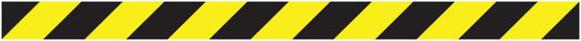 Sticker "Safety strips" 20-80 cm yellow made of PVC plastic LH-STRIPES-10000-70x5-88-803