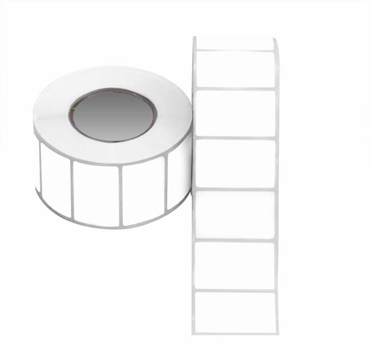 1000 self-adhesive square marking points 24x40 mm, 60x40 mm and 90x70 mm on a roll of paper