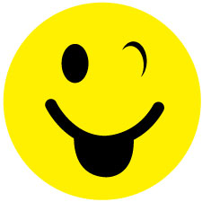 1000 smiley stickers 2-10 cm large quantities particularly affordable LH-SMI-0370
