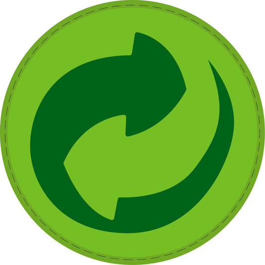 100 recycling stickers “The Green Dot” LH-GRP