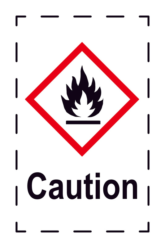 Sticker "Attention" 2.4x3.9 cm to 15x24 cm, made of paper or plastic LH-GHS-02-Attention