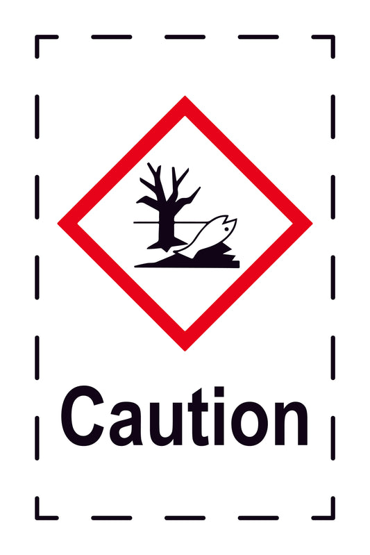 Sticker "Attention" 2.4x3.9 cm to 15x24 cm, made of paper or plastic LH-GHS-09-Attention